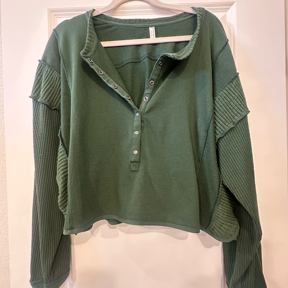 FP Movement Back to Me Layer Long Sleeve size M